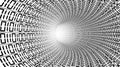 Binary code numbers in white abstract speed motion in highway Royalty Free Stock Photo
