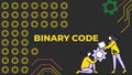 Binary code and people working, technology concept, digital world, coding and teamwork vector design Generative AI Royalty Free Stock Photo