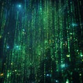 Binary Code Rain