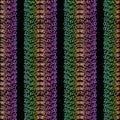 Binary code rainbow and black green background with digits on sc Royalty Free Stock Photo