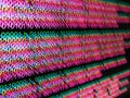 Binary code Software development. Royalty Free Stock Photo