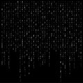 Binary code stream background data vector design Royalty Free Stock Photo