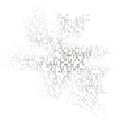Binary code vector background with numbers one and zero. Artificial intelligence. Big data. Smart system. Coding or Royalty Free Stock Photo