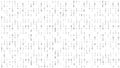 Binary code. White number pattern. Computer data. Zero and one symbols. Digital matrix backdrop. Software encryption Royalty Free Stock Photo