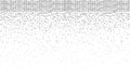 Binary Computer Code. Abstract technology background. Digital binary data. Matrix, data, coding. Vector. Royalty Free Stock Photo