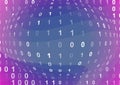Binary Computer Code Background or Gradient 01 Numbers Pattern Royalty Free Stock Photo