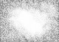 Binary computer code halftone pattern Royalty Free Stock Photo