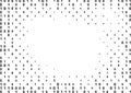 Binary computer code halftone pattern Royalty Free Stock Photo