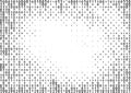 Binary computer code halftone pattern Royalty Free Stock Photo