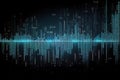 Binary computer matrix code data stream abstract background showing a coding transmission over the global internet network Royalty Free Stock Photo
