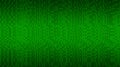 01 or binary data on the computer screen isolated on green Royalty Free Stock Photo