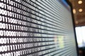 Binary data on LCD screen seamless pattern, digital code Royalty Free Stock Photo
