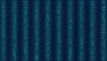Binary Grid Texture - Cyan Digital Code Field on Dark Blue Gradient Background Royalty Free Stock Photo
