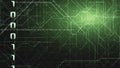 Binary Matrix Code Background. Concept Of Coding Royalty Free Stock Photo