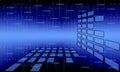 Binary matrix code business background. numbers of the computer matrix. The concept of coding,circuit. Royalty Free Stock Photo