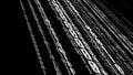 Binary numbers on black exploring binary code role in cyber attacks, machine learning, and artificial intelligence for enhanced