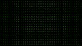 01 or binary numbers on the computer screen on monitor matrix background, Digital data code in hacker or safety security Royalty Free Stock Photo