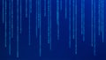 01 or binary numbers on the computer screen on monitor matrix background, Digital data code in hacker or safety security Royalty Free Stock Photo