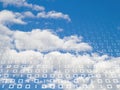 Binary sky Royalty Free Stock Photo