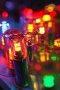 Binary system with LED indicators