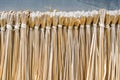 Bind down of straw texture background Royalty Free Stock Photo