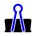 Binder Clip icon Royalty Free Stock Photo