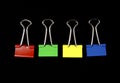 Binder Clips Royalty Free Stock Photo