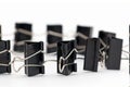 Binder clips Royalty Free Stock Photo