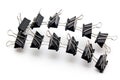 Binder clips Royalty Free Stock Photo