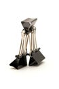 Binder clips Royalty Free Stock Photo