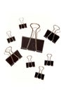 Binder clips Royalty Free Stock Photo