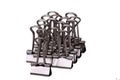 Binder Clips, Isolated Royalty Free Stock Photo