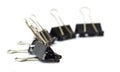 Binder clips Royalty Free Stock Photo