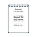 Binder Notebook Icon Royalty Free Stock Photo