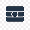 Bindi vector icon isolated on transparent background, Bindi tra