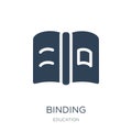 binding icon in trendy design style. binding icon isolated on white background. binding vector icon simple and modern flat symbol