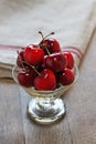Bing cherry fruits Royalty Free Stock Photo