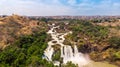 Binga waterfalls in Angola Royalty Free Stock Photo