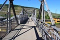 Bingen, Germany 06 14 2021: brisge across the railways at the station