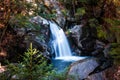 Bingham falls in Smuggler notch Royalty Free Stock Photo