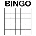 Bingo board icon. Lottery tickets sign. Lotto bingo cards symbol. flat style