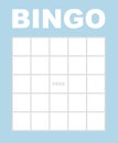 Bingo Card. Royalty Free Stock Photo