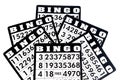 Bingo cards Royalty Free Stock Photo