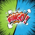 Bingo! Comic Speech Bubble, Cartoon