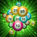 Bingo explosion Royalty Free Stock Photo