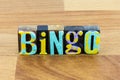 Bingo gambling church friendly game competition challenge