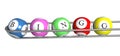 Bingo lottery colorful balls