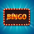 Bingo lottery, lotto winner vector game background