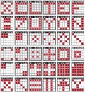 Bingo patterns