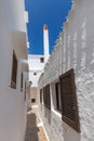 Binibequer Vell in Menorca Binibeca white village Sant Lluis